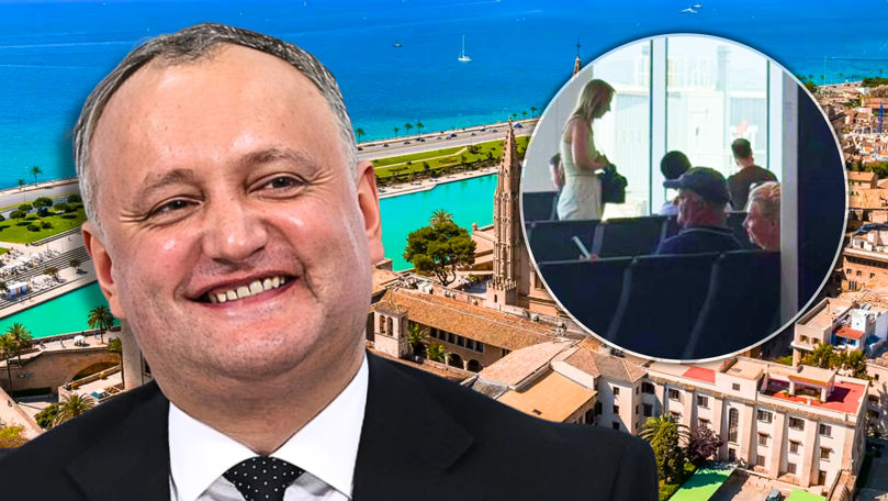 Dodon, criticul UE, surprins cu soția în Palma de Mallorca