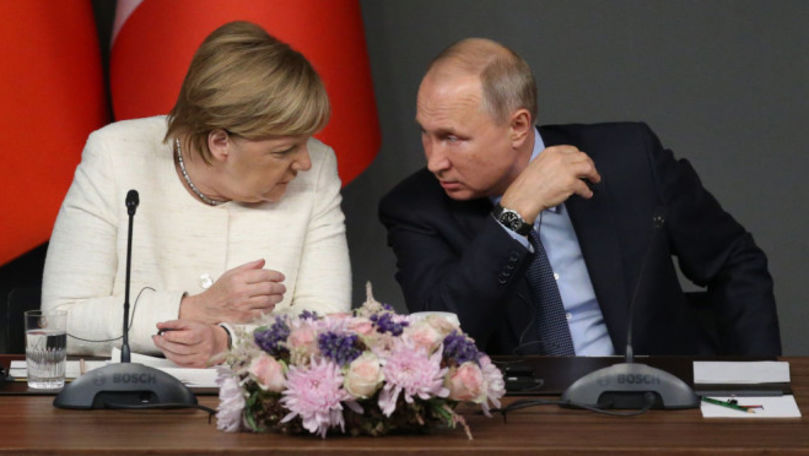 Merkel, Macron și Putin au discutat la telefon. Subiectele dezbătute