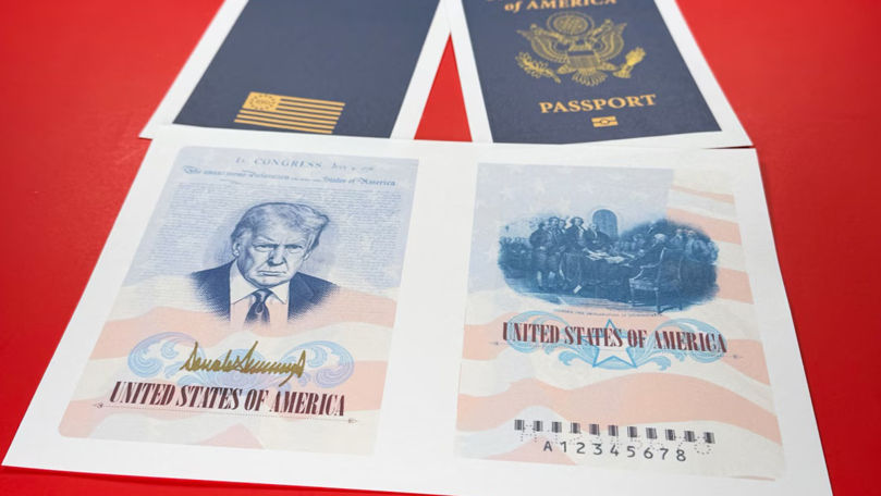 В США портрет Трампа поместят на обложку паспорта.
