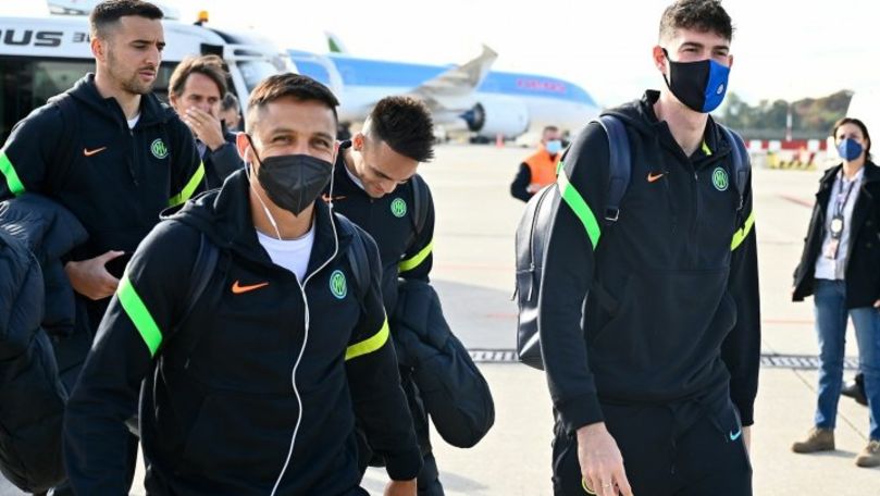 Inter Milano a ajuns la Chişinău: Cum au fost întâmpinați de suporteri