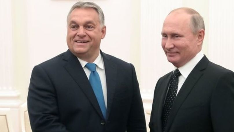 Orban, la Moscova: Putin spune că Rusia va construi reactoare în Ungaria