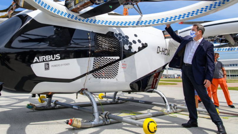 Taxiul zburător de la Airbus a apărut pentru prima oară în public