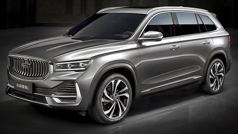 Экран в новом кроссовере Geely в два раза больше, чем планшет Tesla.