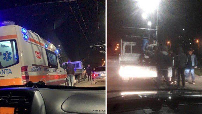 Un copil lovit de mașină a zburat în remorca unui camion din Chișinău