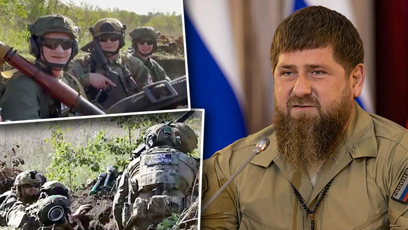 Kadîrov a arătat cum fiii săi minori împușcă pe front în Ucraina