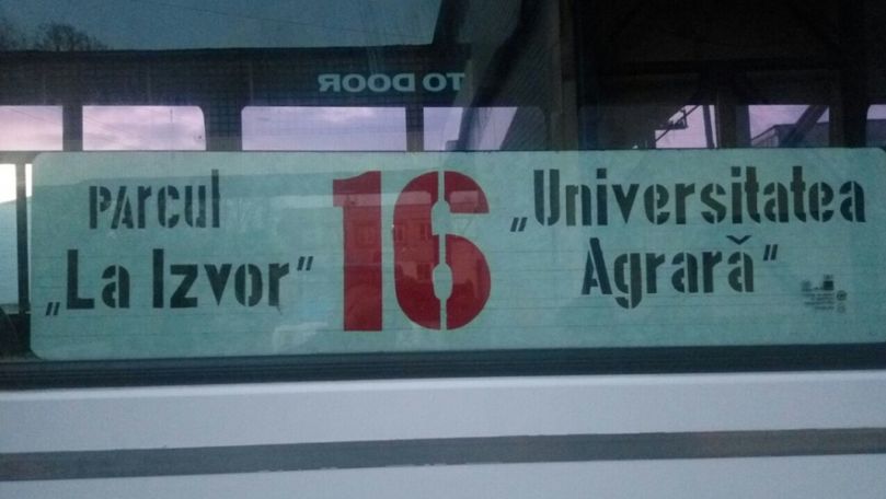 Pe străzile Capitalei circulă autobuzul nr.16. Ce itinerar are