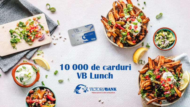 Victoriabank a emis circa 10.000 de carduri VB Lunch (P)