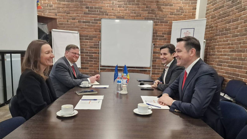 Liderul PSDE, în discuții cu reprezentanții Ambasadei SUA la Chișinău
