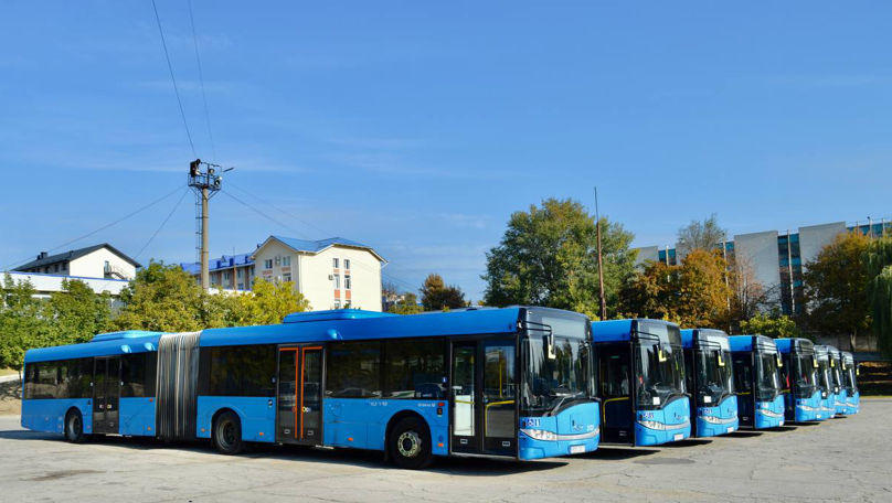 Opt autobuze articulate de capacitate mare au ajuns la Chișinău
