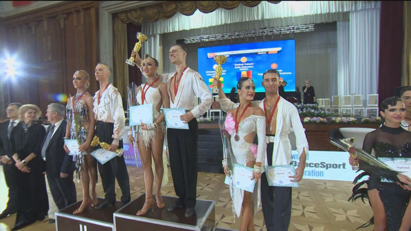 Moldova a câștigat locul I la două Campionate Europene la Dans Sportiv
