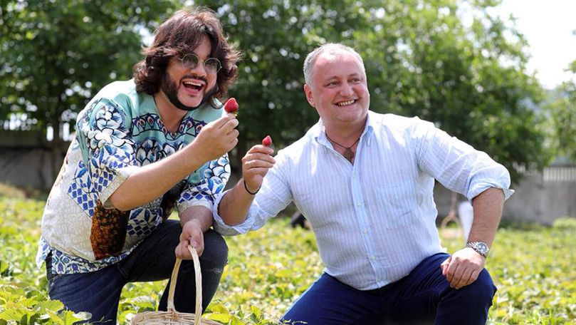 Kirkorov, acasă la Dodon: Am căzut, m-am trezit, ghips