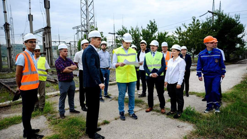 Spînu, vizită la stația electrică Chișinău 330 kV: Se modernizează