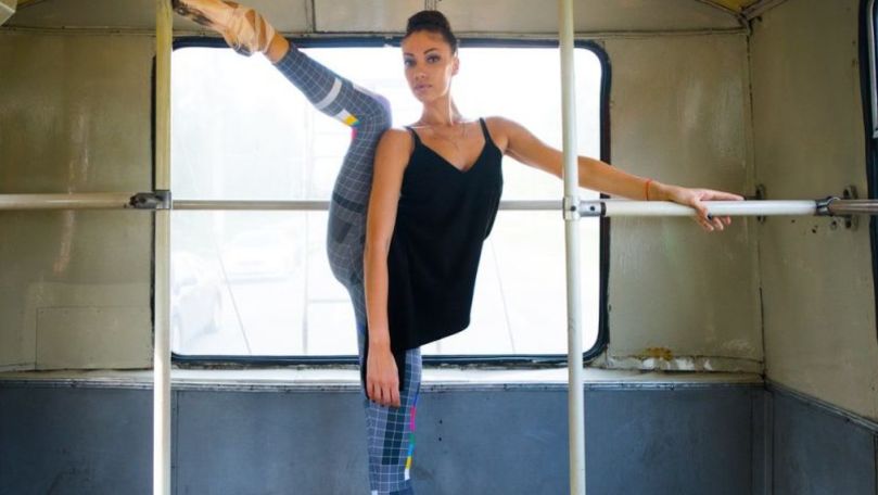 O balerină moldoveancă a devenit eroina unui proiect fotografic inedit
