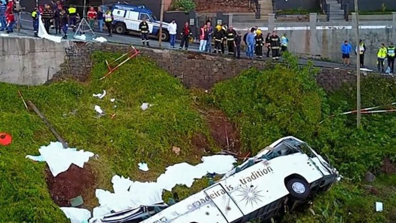 29 de turiști germani au murit într-un accident de autocar în Portugalia