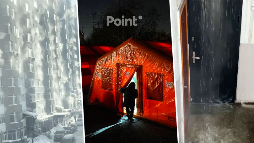 Киев на грани выживания: в квартире +5 градусов, а в доме идет "дождь".