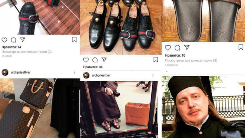 Preotul, surprins în accesorii Gucci pe Instagram: Sunt pantofi ieftini