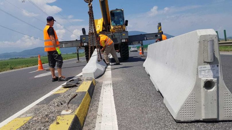 Pe traseul Vatra-Străşeni vor apărea parapete din beton