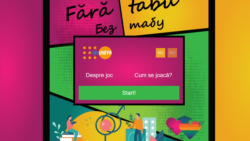Un joc educativ despre prevenirea violenței, dezvoltat de UNFPA Moldova