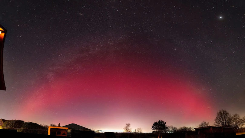 Imagini ca din poveste: În Moldova și România s-a văzut aurora boreală