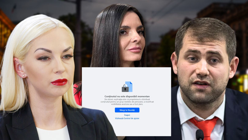 Paginile de Facebook ale lui Șor, Tauber și Guțul ar fi fost blocate