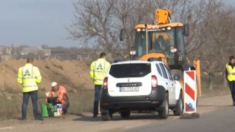 Работы на дороге Комрат-Кирсово приостановлены.