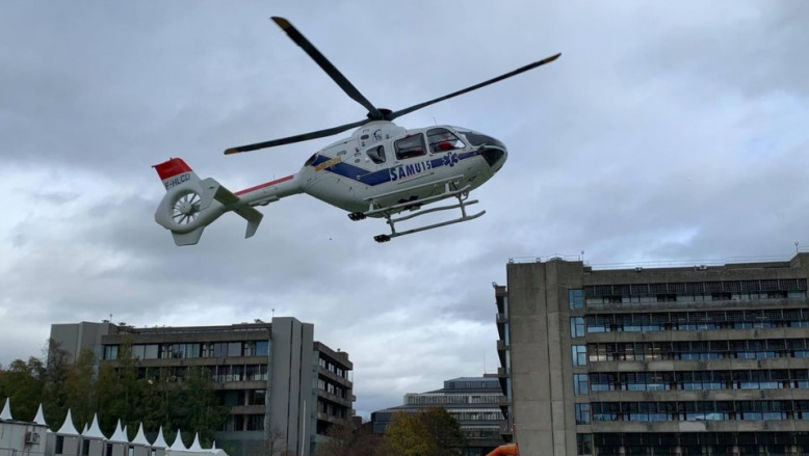 Bolnavi de COVID-19 din Belgia, transferaţi cu elicopterul în Germania