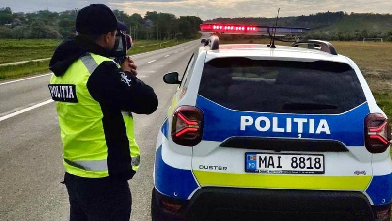 Vitezomani la Florești: Peste 120 de șoferi, amendați într-o singură zi