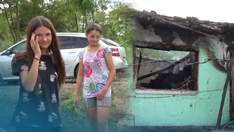 Două copile orfane din Drochia au rămas fără acoperiș deasupra capului
