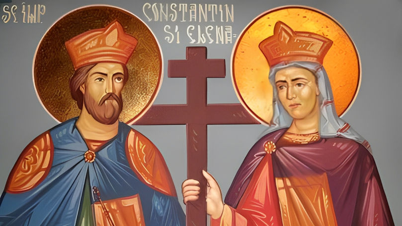 Sfinții Împărați Constantin și Elena, prăznuiți de creștinii ortodocși