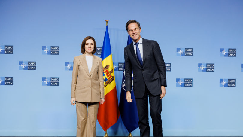 Maia Sandu, în discuții cu Mark Rutte referitor la securitatea regională