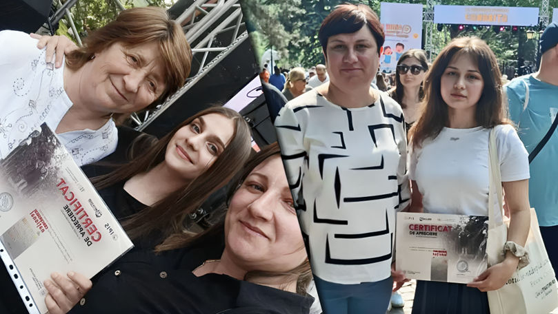Două eleve din Soroca, premiate la concursul Copilăria în diferite epoci