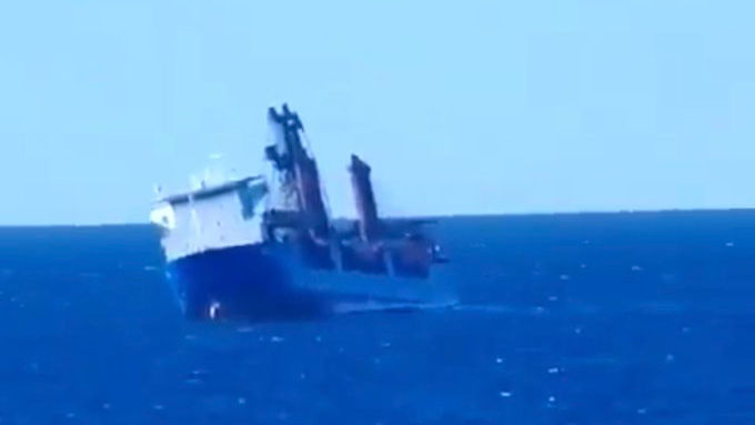 Un cargou rusesc s-a scufundat în Marea Mediterană