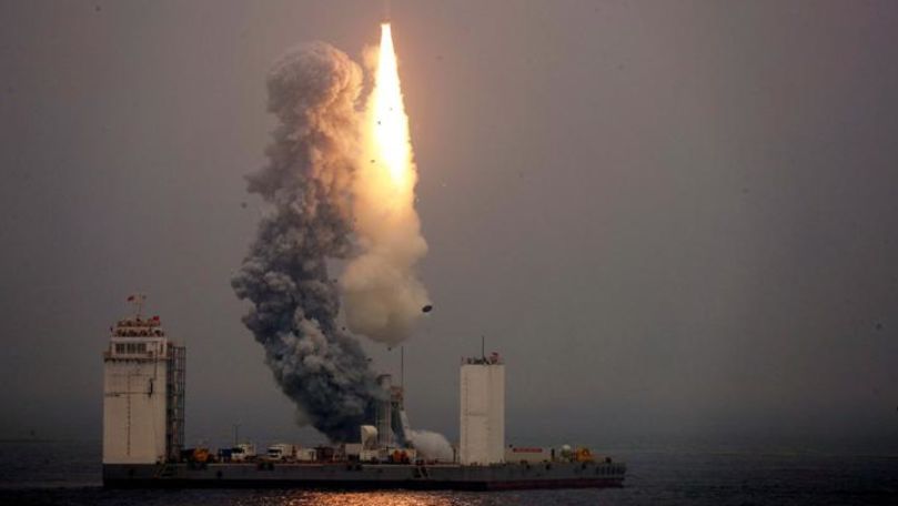 China a lansat, pentru prima dată, o rachetă de la bordul unei nave