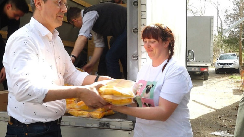 Încă 10 tone de ajutor umanitar, oferit refugiaților ucraineni din Bălți