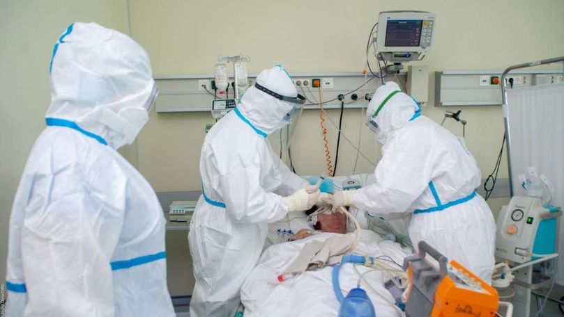 1.172 de cazuri active în Moldova: Câți pacienți sunt intubați