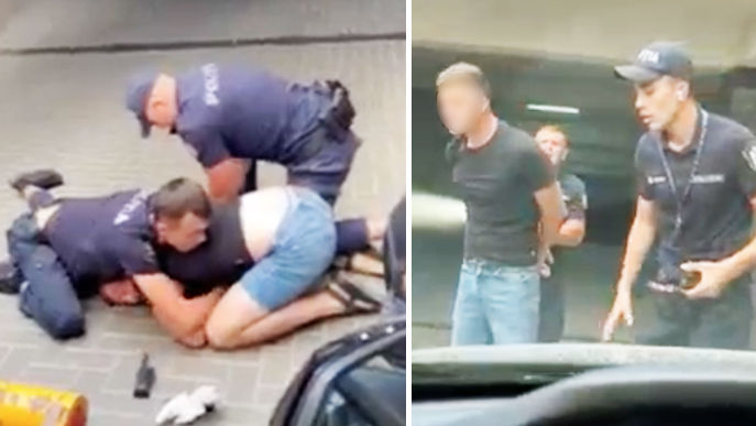 Un șofer, scos din mașină și pus la pământ. Ce spune INSP