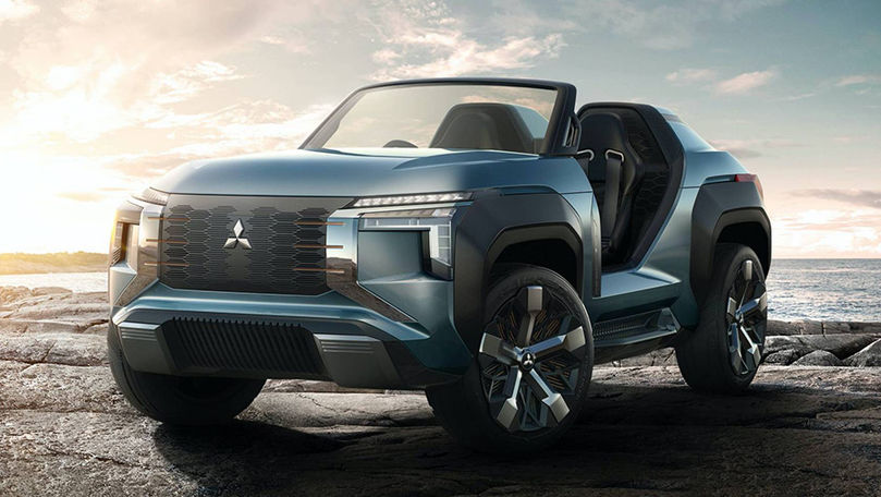 Mitsubishi создал багги с газовой турбиной и дополненной реальностью.