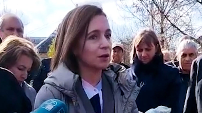 Maia Sandu, la Naslavcea: Pentru noi pacea este cea mai importantă