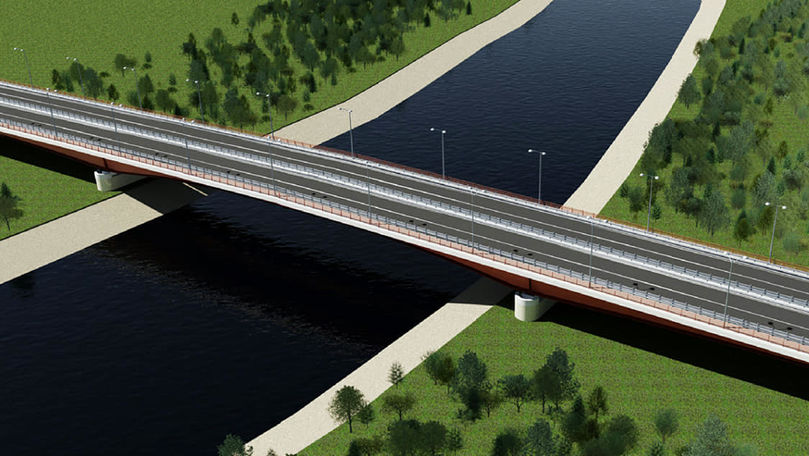 Cum va arăta cel mai nou pod care va lega R. Moldova de România