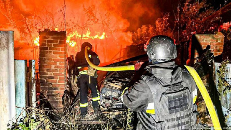 Rusia a atacat cu rachete și drone: Un mort și pagube în Kiev și Harkov
