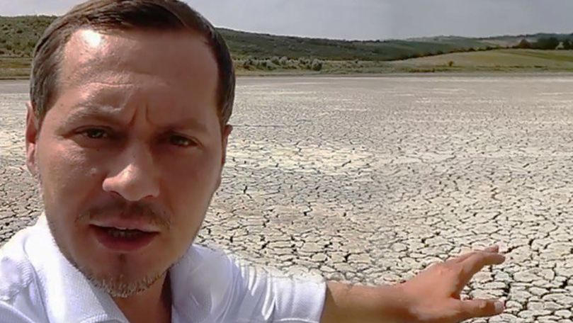 Imagini apocaliptice: Cum arată un lac secat din raionul Călărași