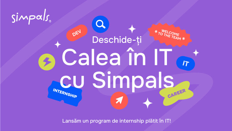 Simpals lansează un internship IT pentru Backend Developer Ⓟ