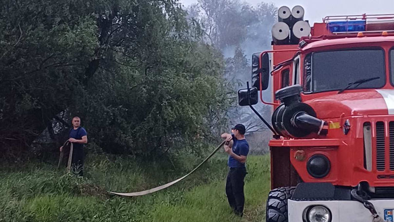 Văleni: Un incendiu a izbucnit în rezervația naturală Prutul de Jos