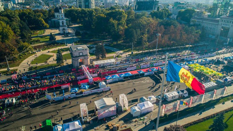 Organizatorii au explicat de ce Maratonul are loc în centrul Chișinăului