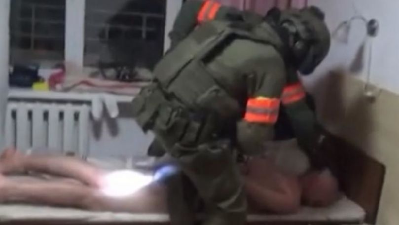 Momentul în care cei 32 de presupuși mercenari ruși sunt capturați