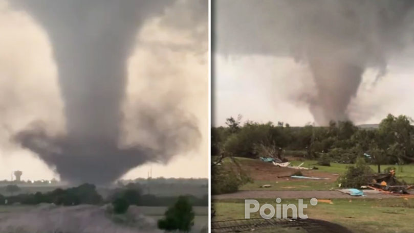 Мощный торнадо практически сравнял с землей город в США.