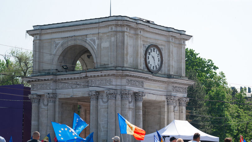 Arcul de Triumf din Chișinău degradează din cauza mai multor factori