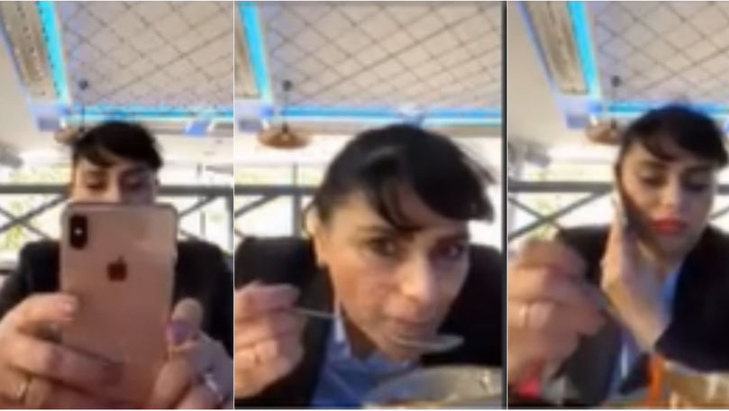 Deputată PSRM, filmată cum mănâncă zeamă în timpul ședinței online