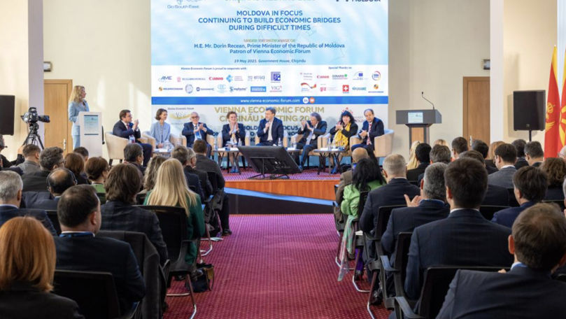 Dorin Recean a participat la Forumul Economic de la Viena, la Chișinău