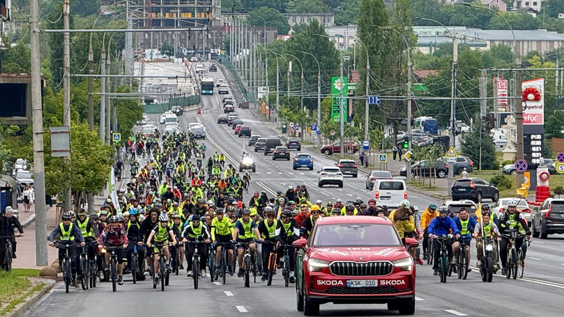VeloHora 2025 by Škoda: Cicliștii au inundat străzile Capitalei Ⓟ